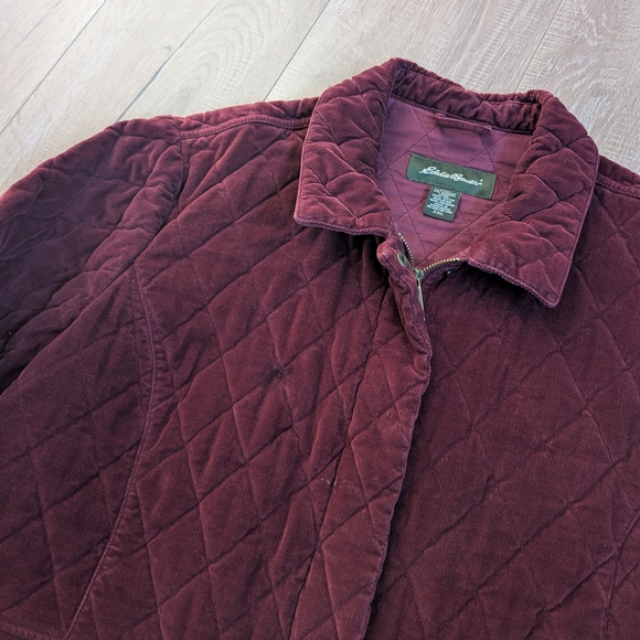 Vintage Eddie Bauer Quilted Corduroy Jacket - Picture 4 of 8